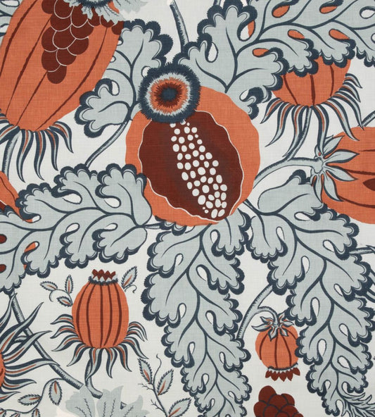 Carnival Wallpaper by Christopher Farr Cloth Terracotta / Rust