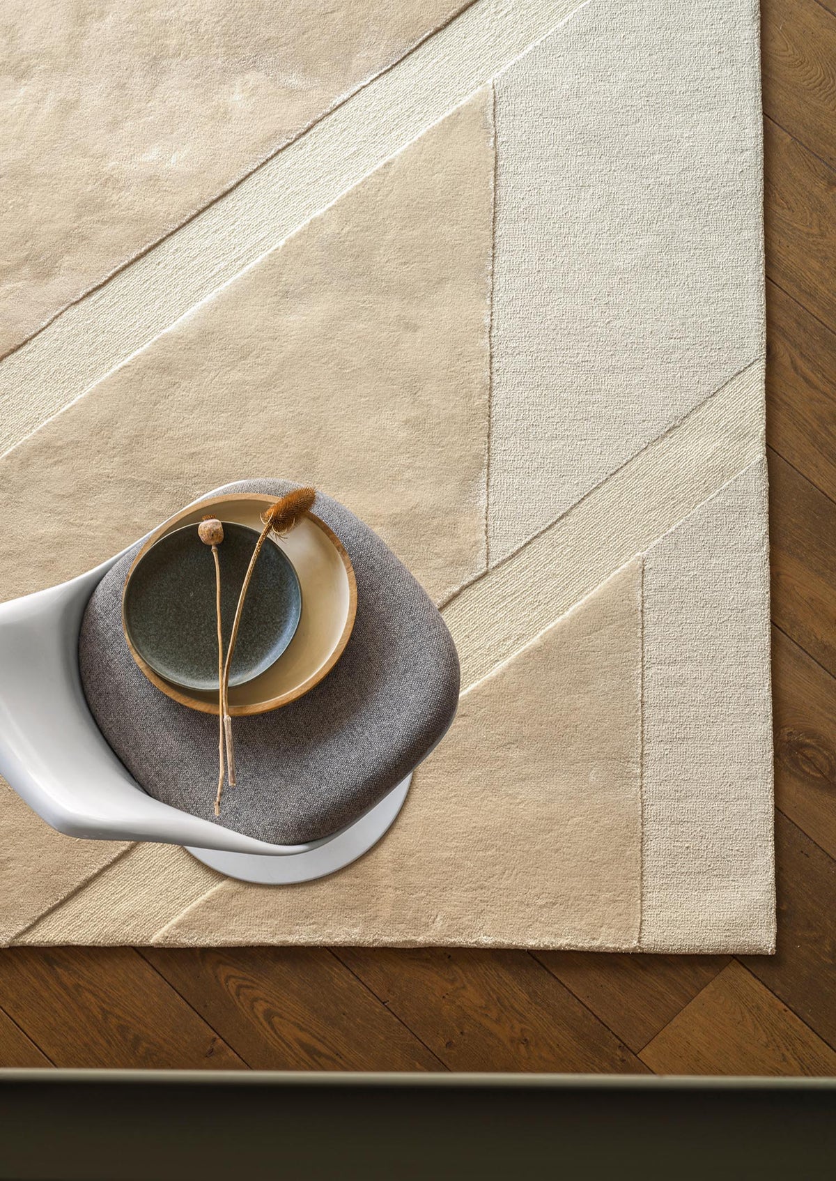 Carnoules Rug by Pierre Frey shown in a room setting (view 1)