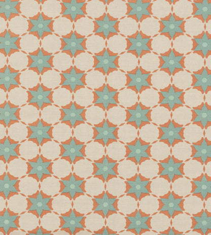 Carolina Fabric by Vanderhurd Celeste/Natural