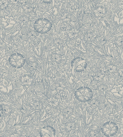 Caroline Wallpaper by Sandberg Indigo Blue