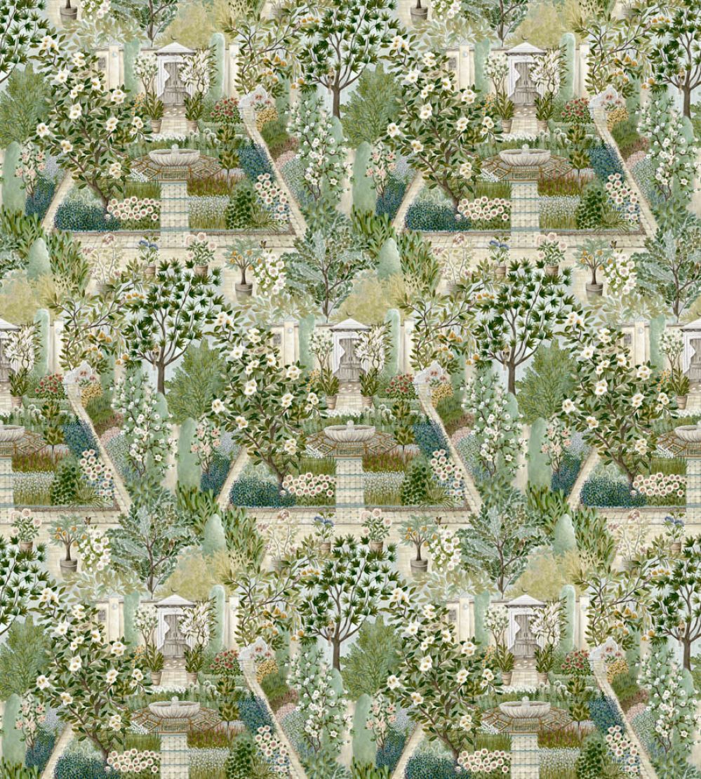 Carpet Garden Mural by Sanderson Paradise