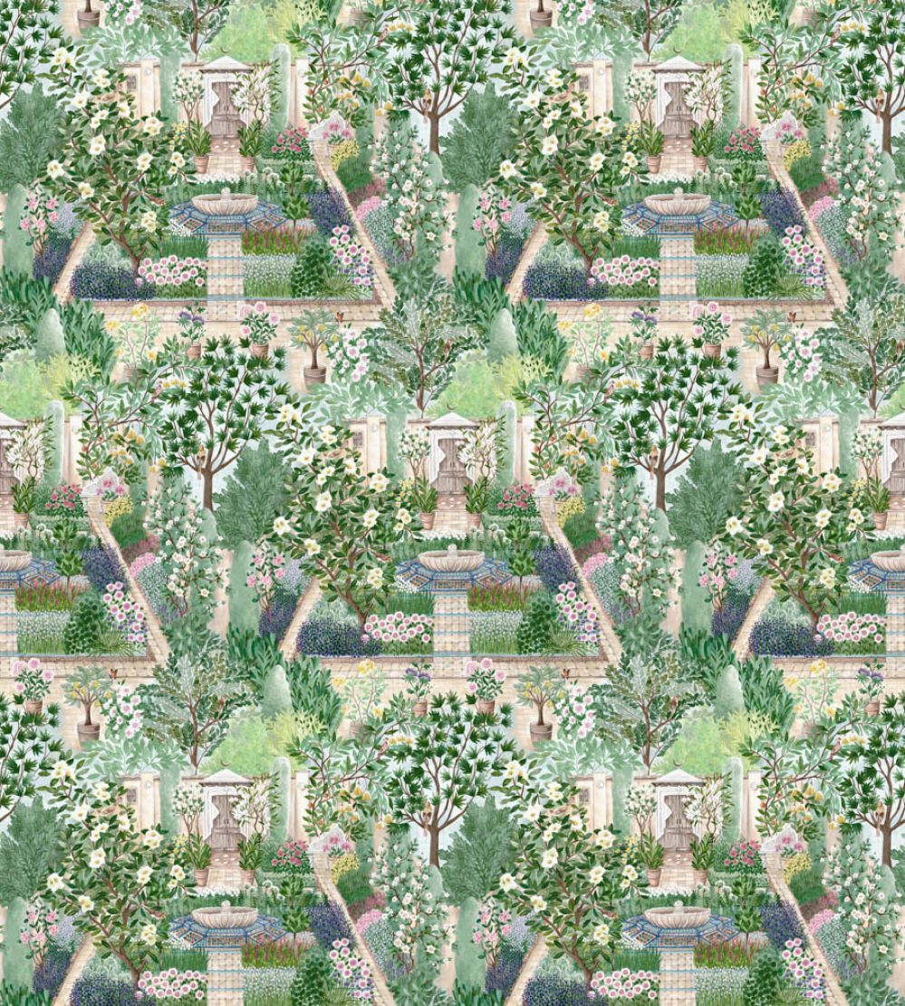 Carpet Garden Mural by Sanderson Sanctuary