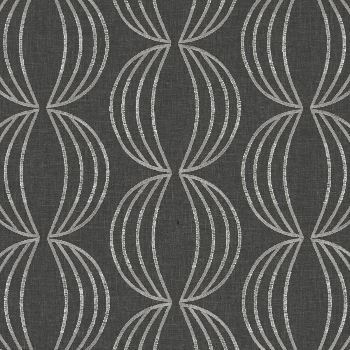 Carraway Charcoal fabric by Clarke & Clarke