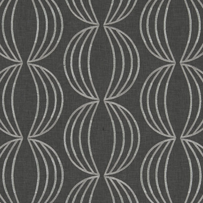 Carraway Charcoal fabric by Clarke & Clarke