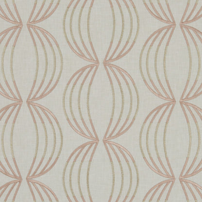 Carraway Rose Gold fabric by Clarke & Clarke