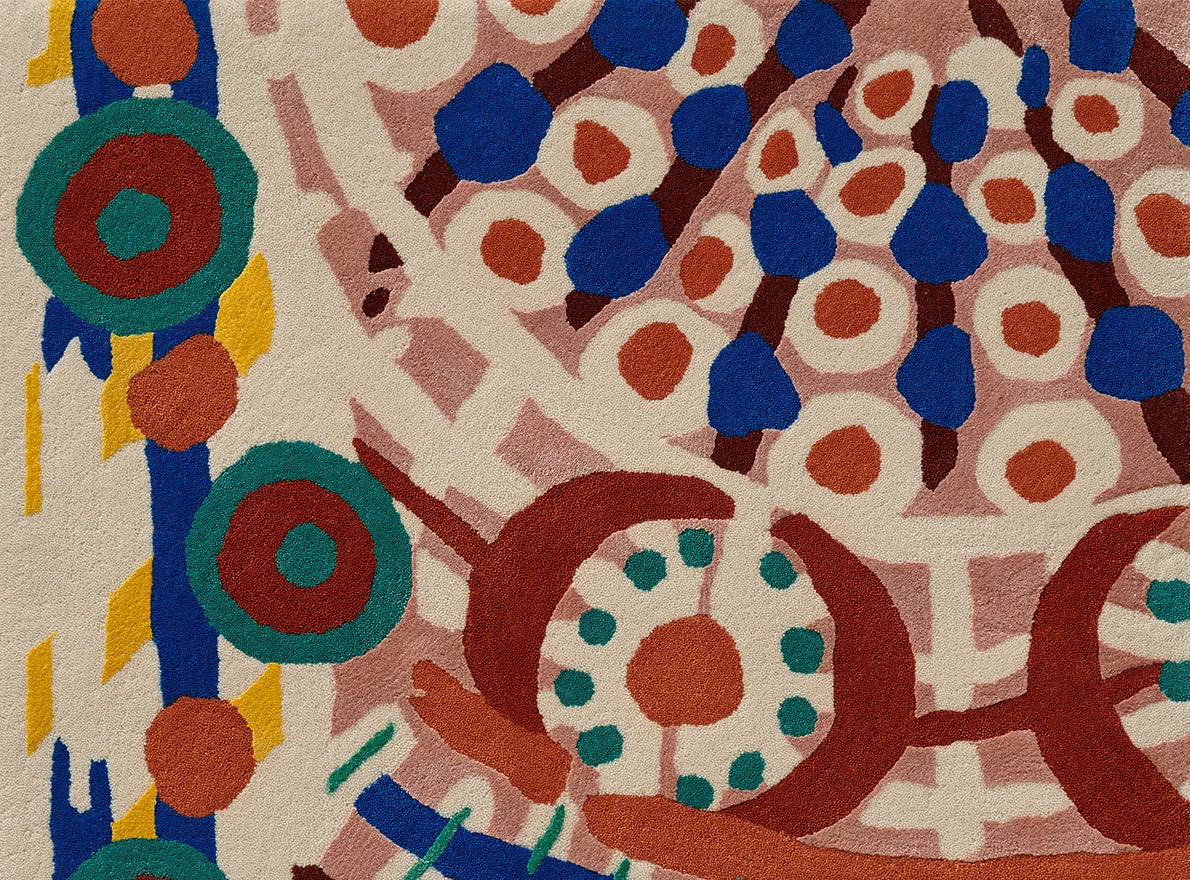 Carrousel Rug by Pierre Frey in Bleu Ceruléen (FT309002)