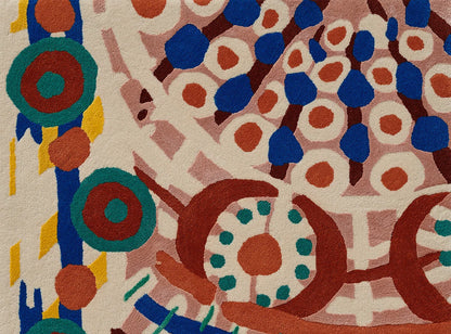 Carrousel Rug by Pierre Frey in Bleu Ceruléen (FT309002)
