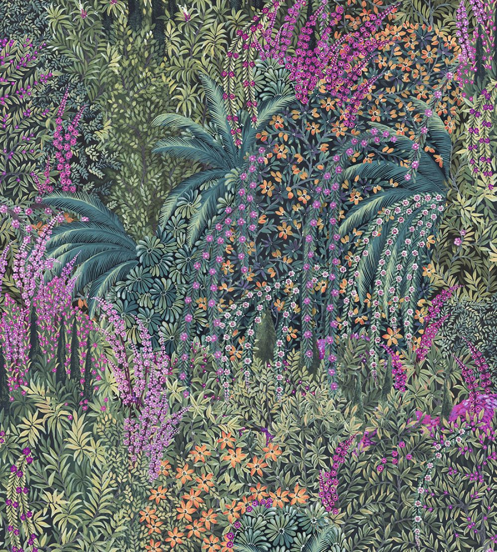 Cascade Wallpaper by Cole & Son Teal & Viridian
