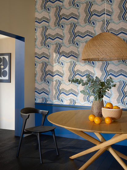 Cascade Wallpaper by Pierre Frey shown in a room setting (view 1)