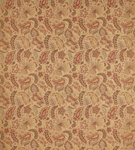 Caserta Paisley Fabric by Zoffany Antique Gold