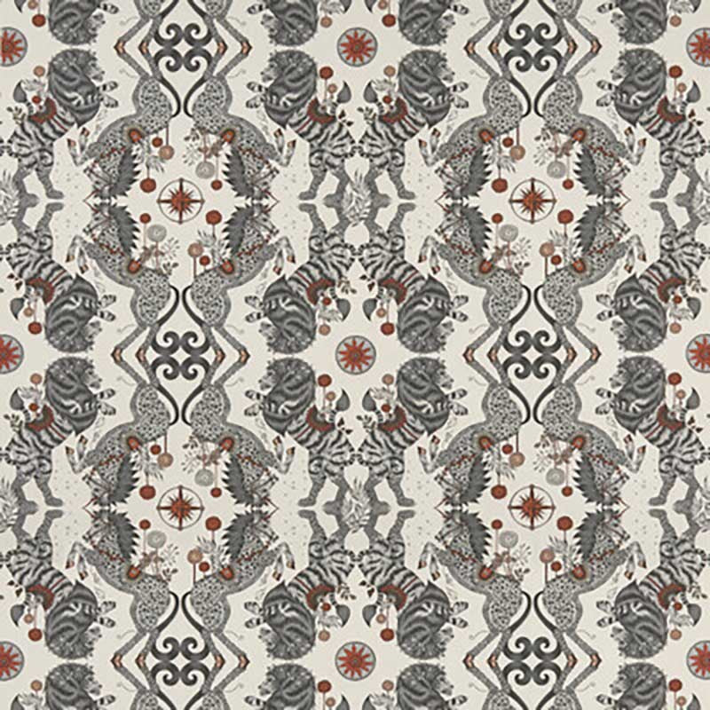 Caspian Nude linen fabric by Clarke & Clarke
