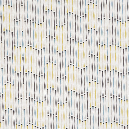 Cassandra Charcoal/Chartreuse fabric by Clarke & Clarke