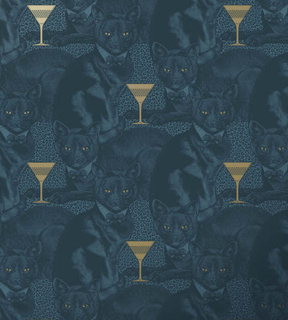Cat-titude Wallpaper by Divine Savages Fierce Blue