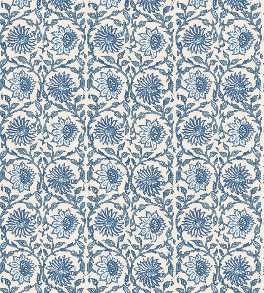 Cecily Wallpaper by GP & J Baker Indigo