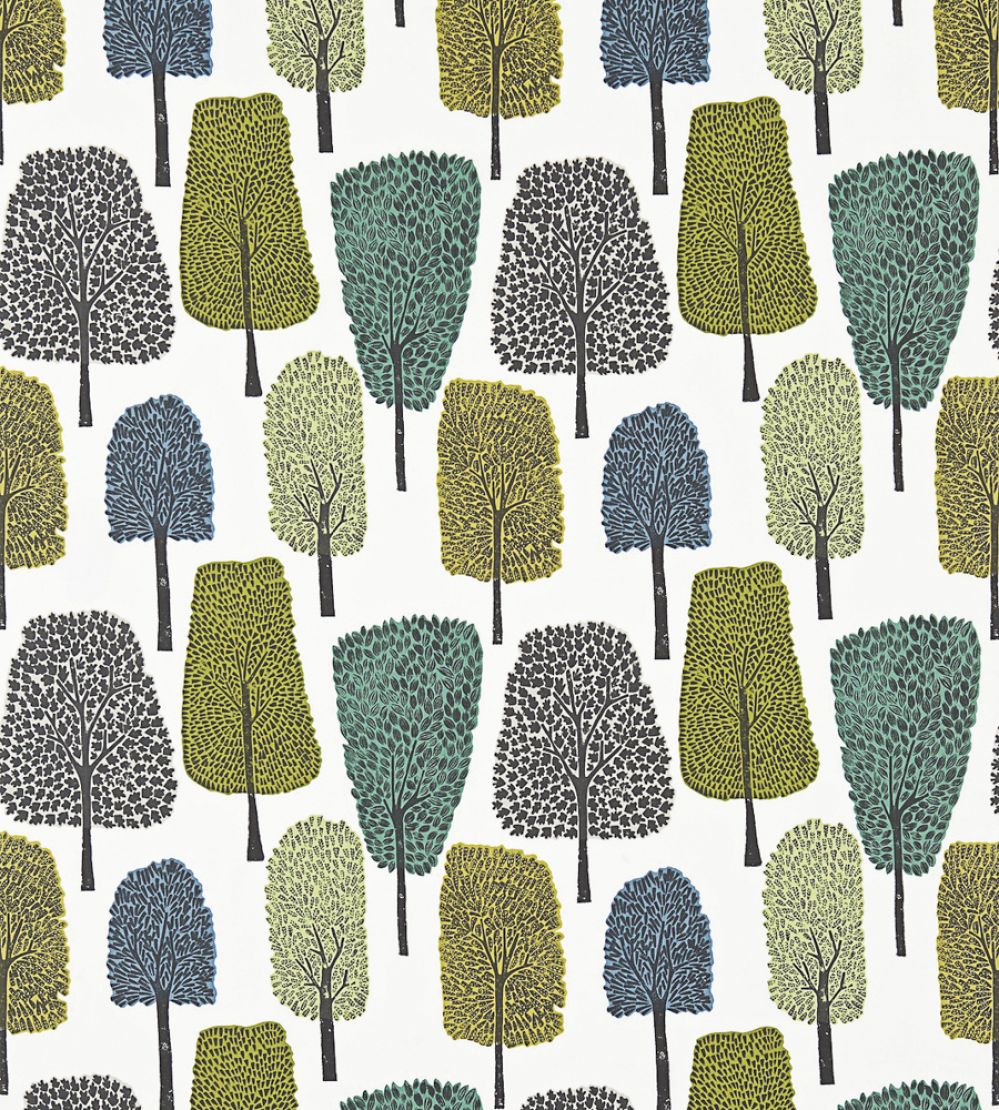 Cedar Fabric by Scion Slate / Apple / Ivy