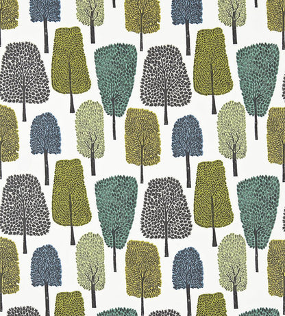 Cedar Fabric by Scion Slate / Apple / Ivy
