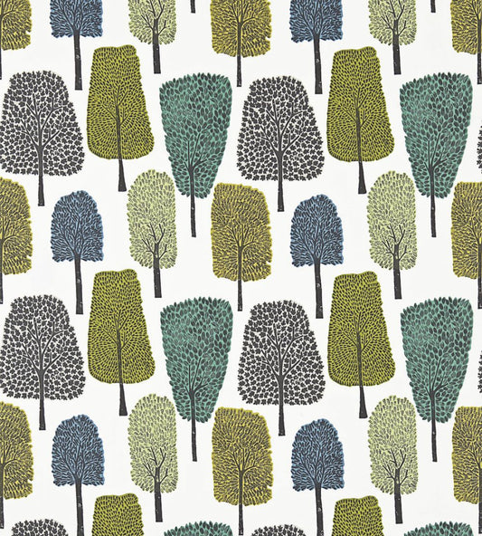 Cedar Fabric by Scion Slate / Apple / Ivy