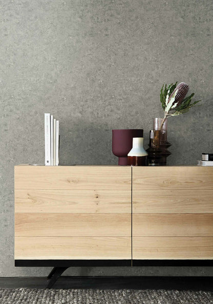 Cemento Ultramar contract wallcovering by Coordonné in No. 64786200, shown in a styled room