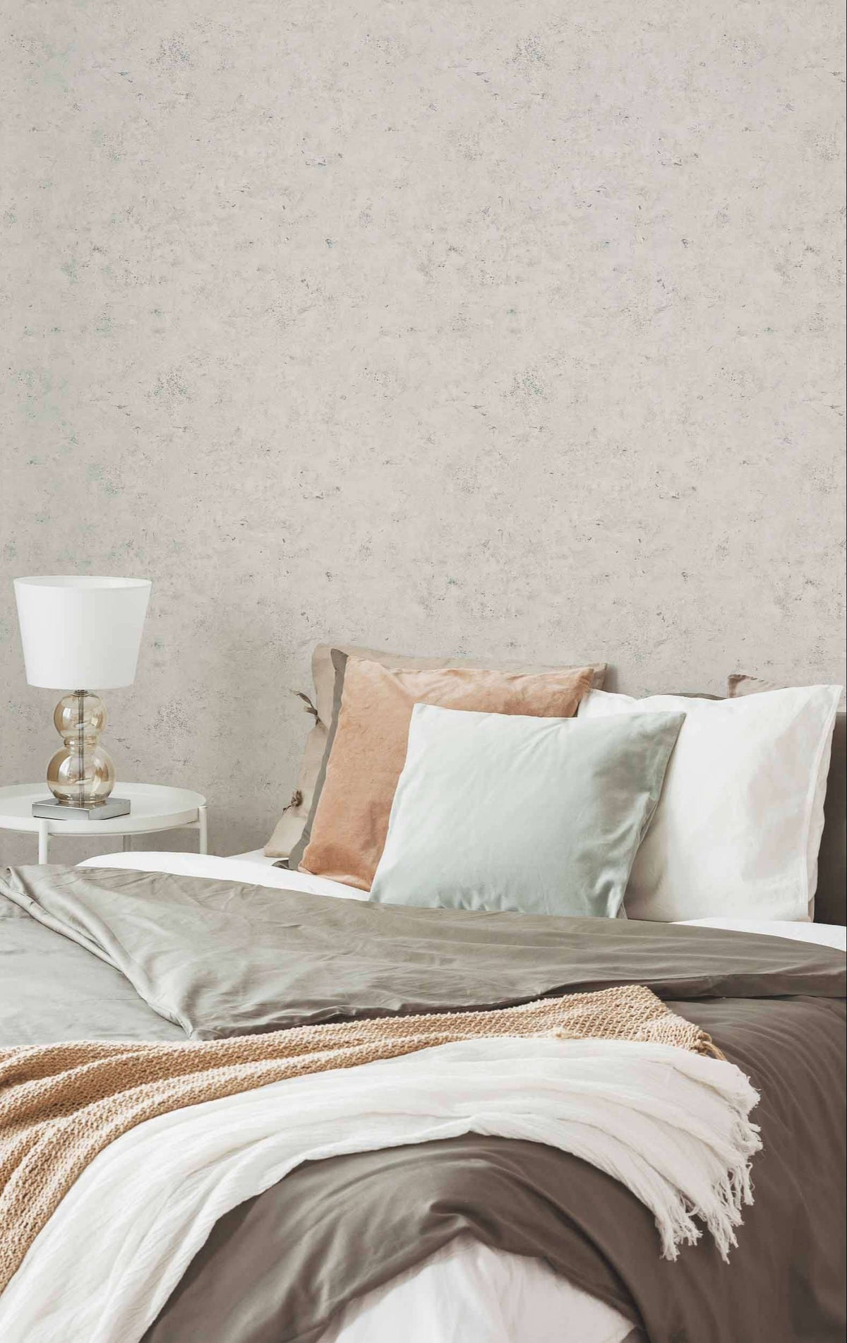Cemento Ultramar contract wallcovering by Coordonné in No. 64786208, shown in a styled room