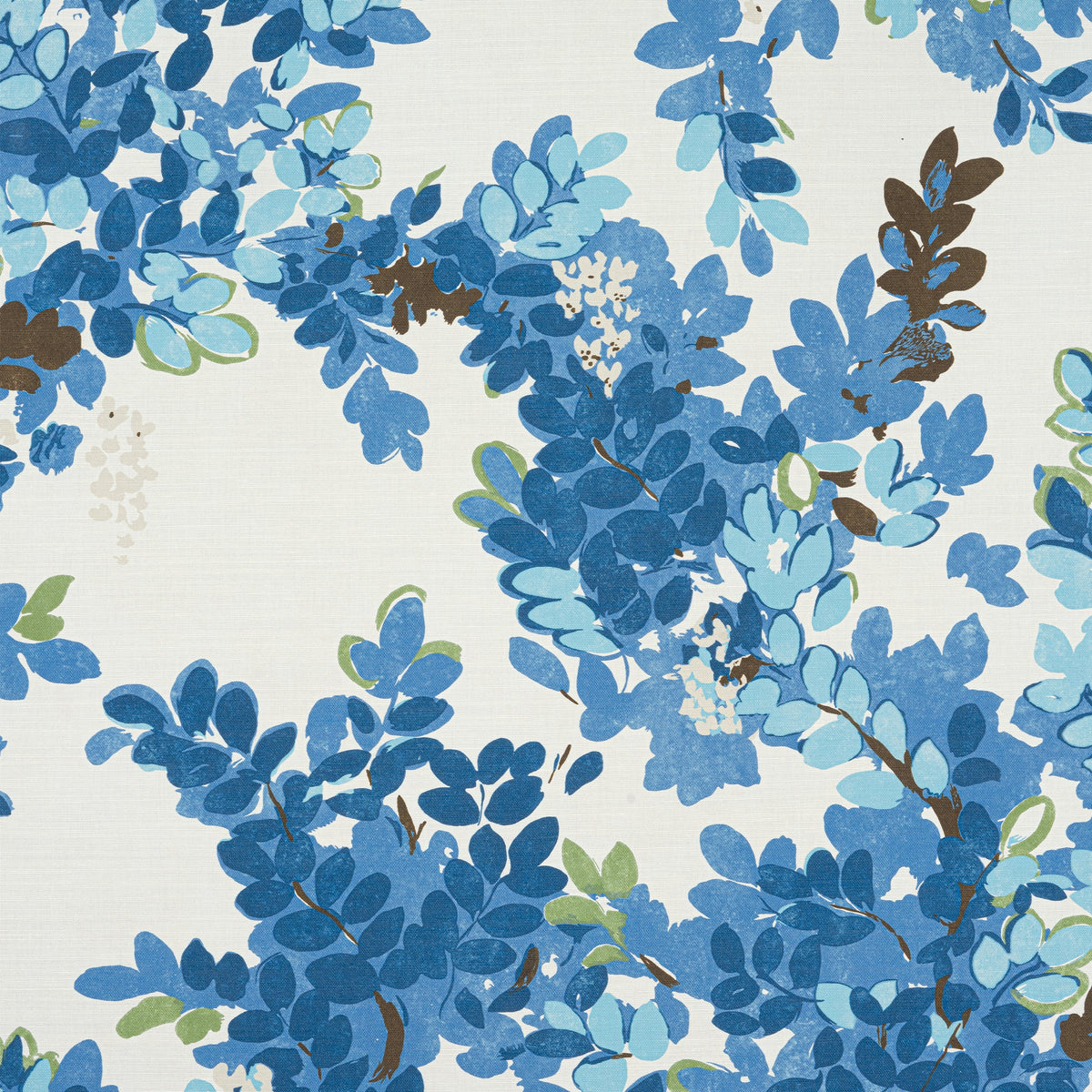 Central Park Fabric by Thibaut in Blue & Green (F914330)