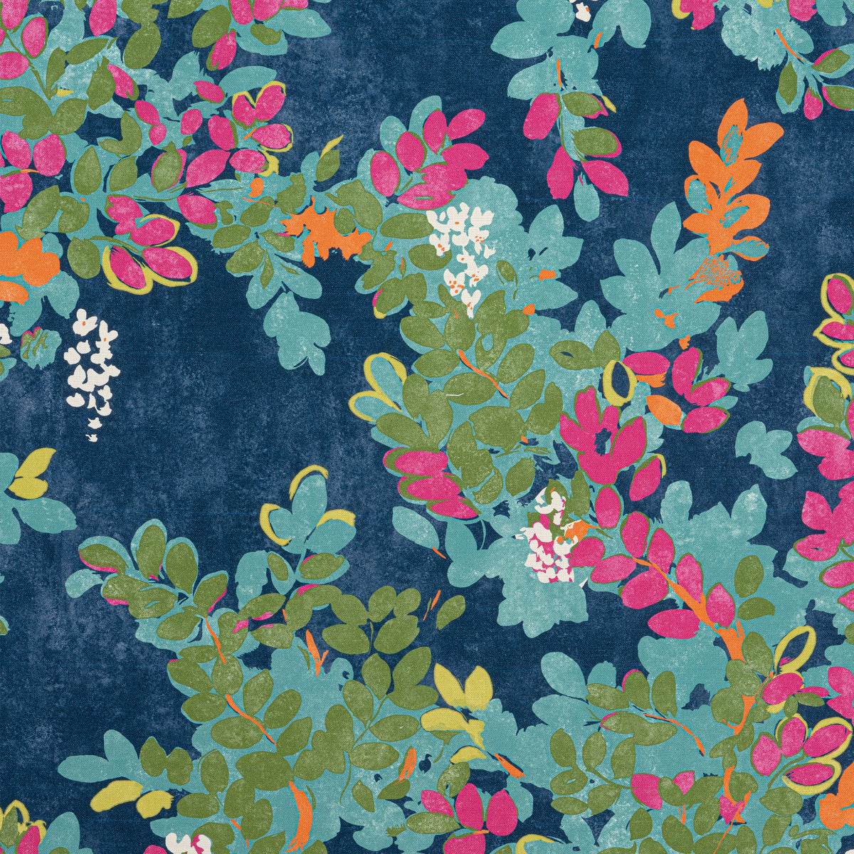 Central Park Fabric by Thibaut in Navy & Pink (F914331)
