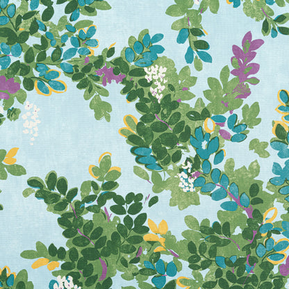Central Park Fabric by Thibaut in Sky Blue (F914334)