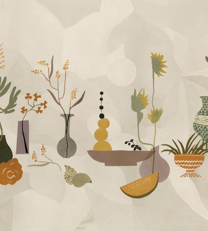 Centrepiece Composition Mural by Tres Tintas Purple