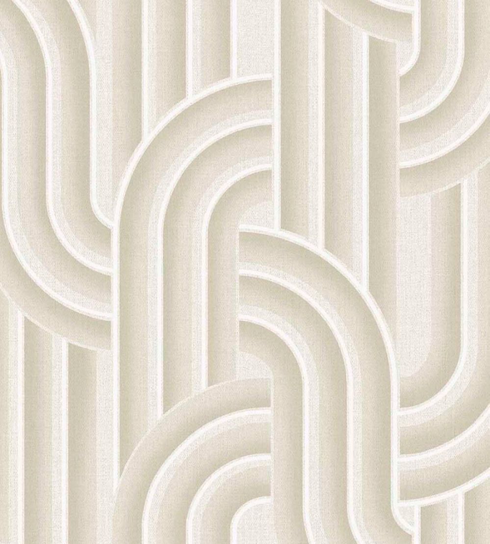 Ceramic Arches Wallpaper by Eijffinger Beige/Sand