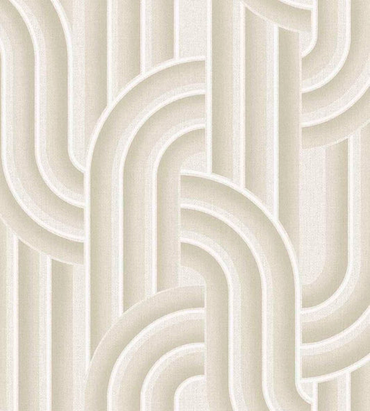 Ceramic Arches Wallpaper by Eijffinger Beige/Sand