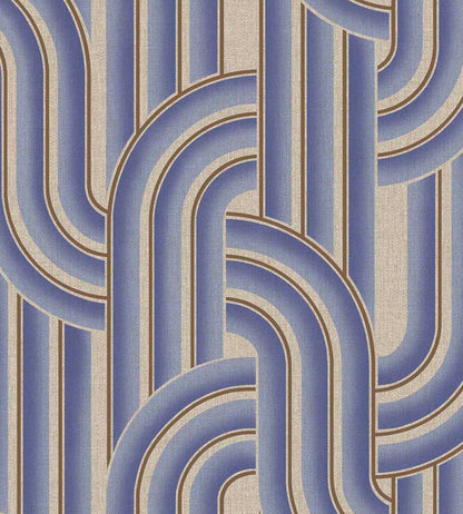 Ceramic Arches Wallpaper by Eijffinger Blue