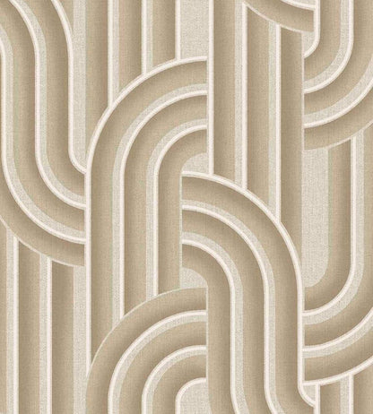 Ceramic Arches Wallpaper by Eijffinger Brown/Taupe