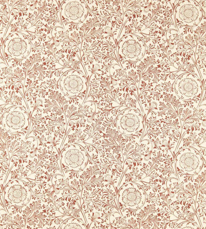 Chamomile Fabric by Morris & Co Russet