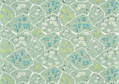 Champ Fleuri Wallpaper by Pierre Frey in Celadon (FP093002)