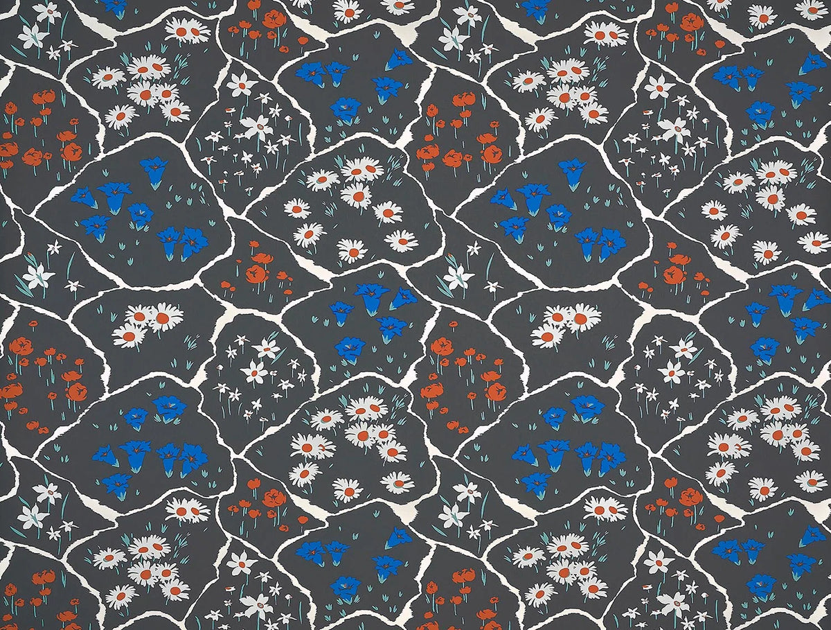 Champ Fleuri Wallpaper by Pierre Frey in Fusain (FP093003)
