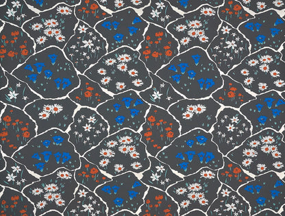 Champ Fleuri Wallpaper by Pierre Frey in Fusain (FP093003)