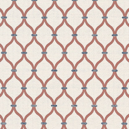 Chandler Fabric by Thibaut in Terracotta (W81935)