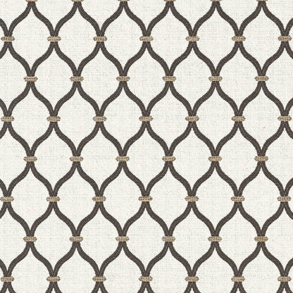 Chandler Fabric by Thibaut in Ebony (W81939)