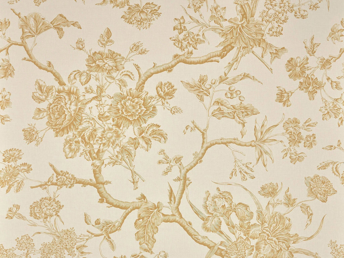 Chantonnay Wallpaper by Braquenié in Miel (BP370001)