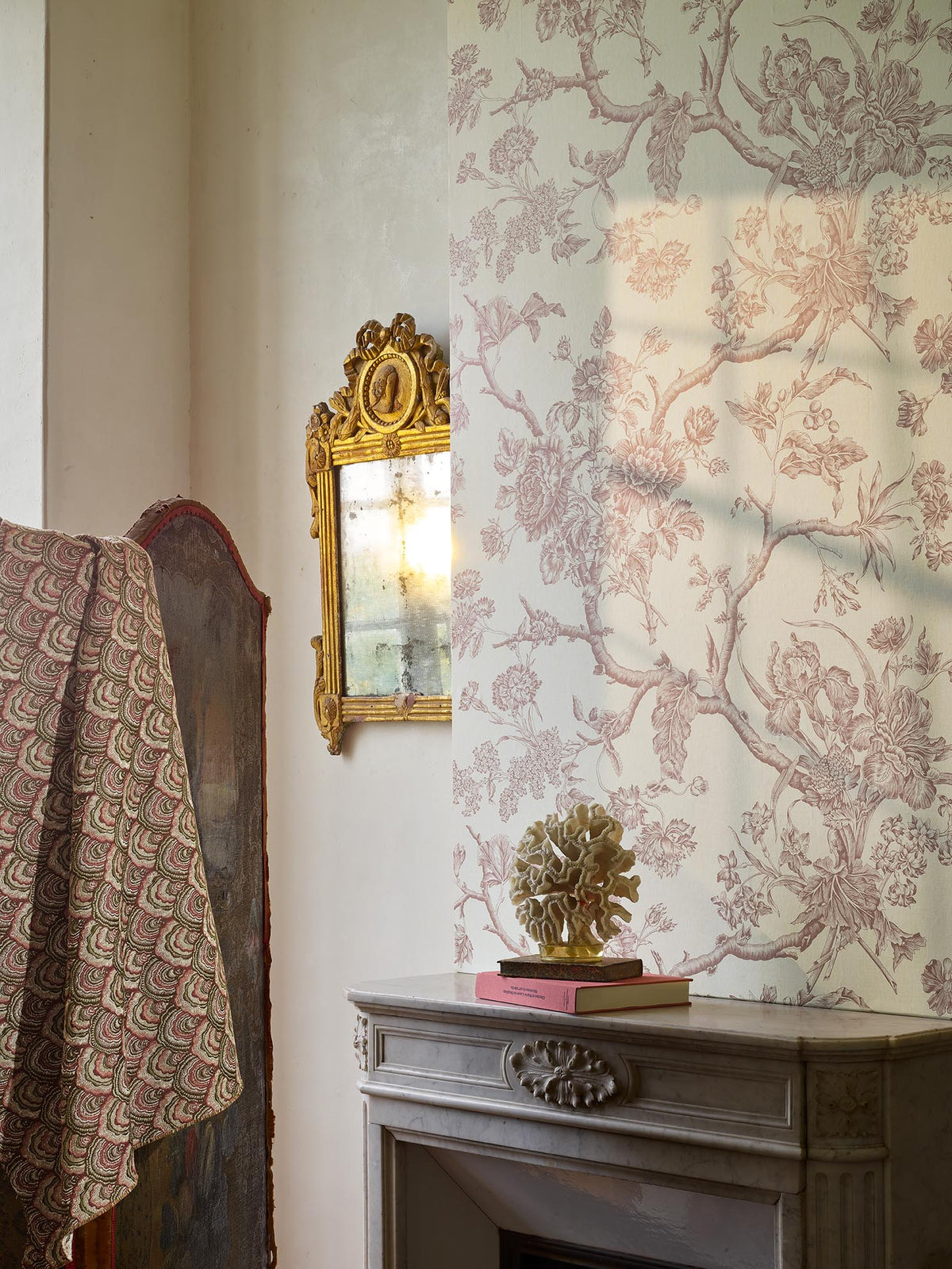 Chantonnay Wallpaper by Braquenié shown in a room setting (view 2)