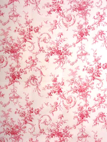 Charlecote Fabric by Titley & Marr in Geranium
