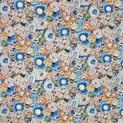 Florella Linen Fabric by Ian Sanderson in Charleston