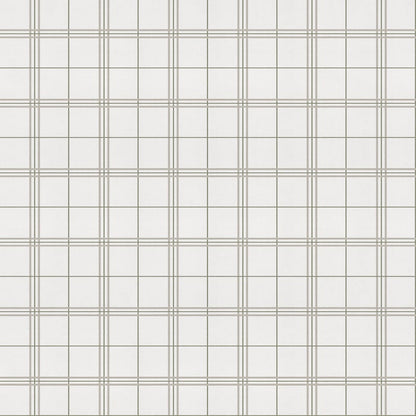 Check 7 wallpaper by Coordonné in Yeso, flat pattern view