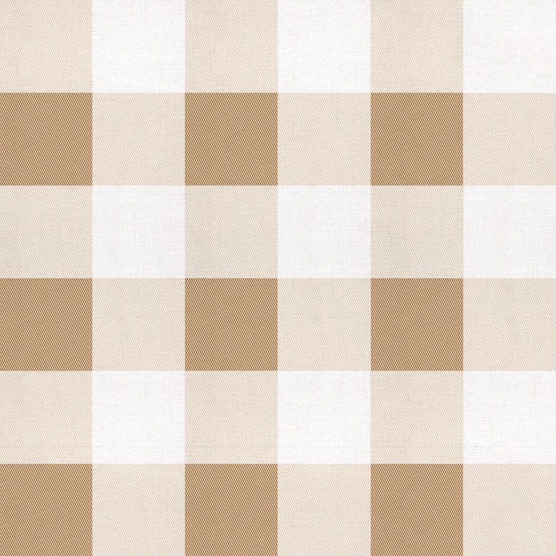 Check 8 wallpaper by Coordonné in Curry, flat pattern view