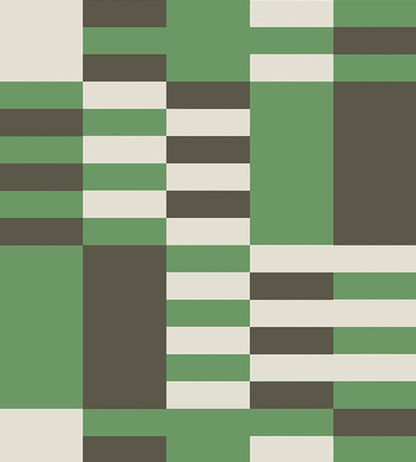 Check Wallpaper by Farrow & Ball Raw Tomatillo / Au Lait