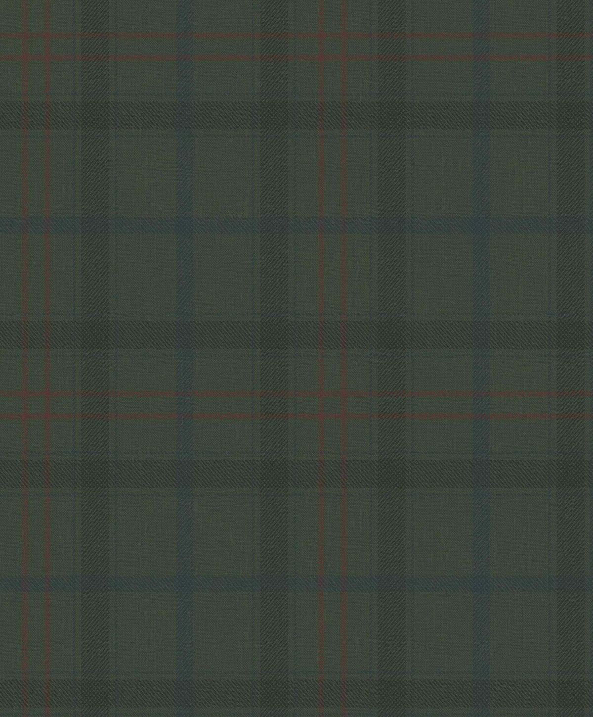 Check wallpaper by Coordonné in Kahki, flat pattern view