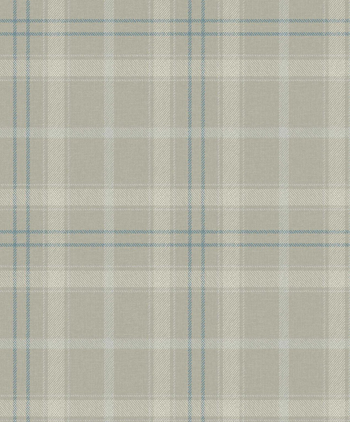 Check wallpaper by Coordonné in Pearl, flat pattern view
