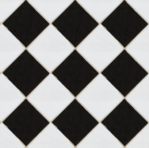Checkered Tiles Wallpaper by Rebel Walls | The ReBorn House
