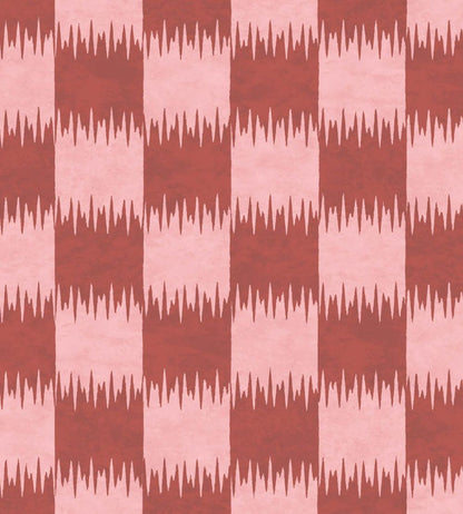Checkmate Wallpaper by Woodchip & Magnolia Cherry Red
