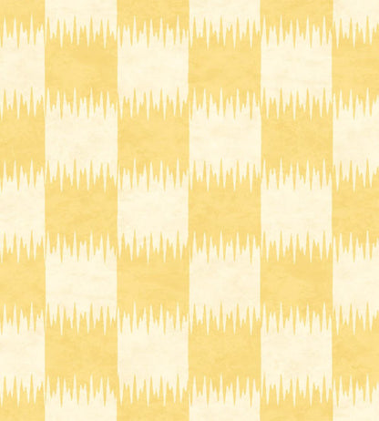 Checkmate Wallpaper by Woodchip & Magnolia Daffodil Yellow