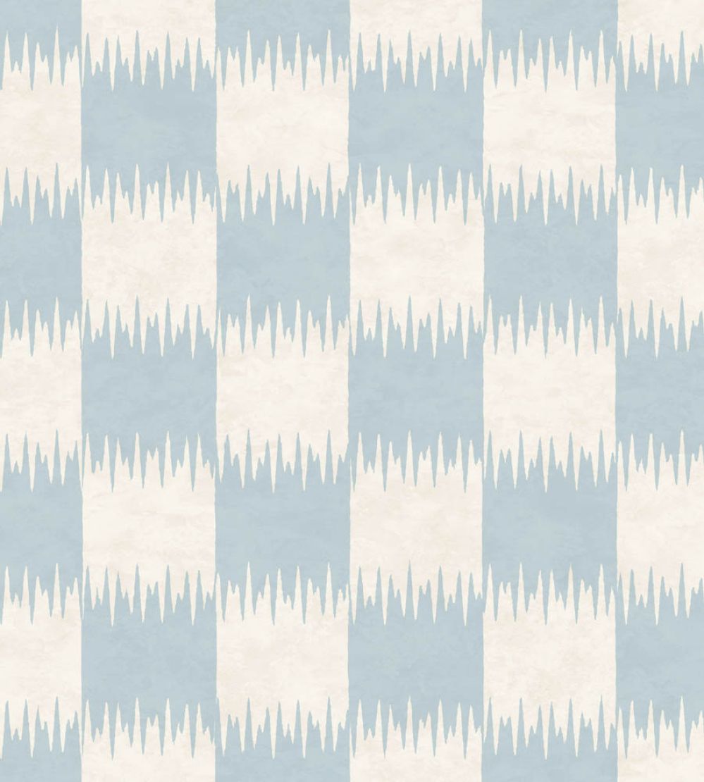 Checkmate Wallpaper by Woodchip & Magnolia Powder Blue